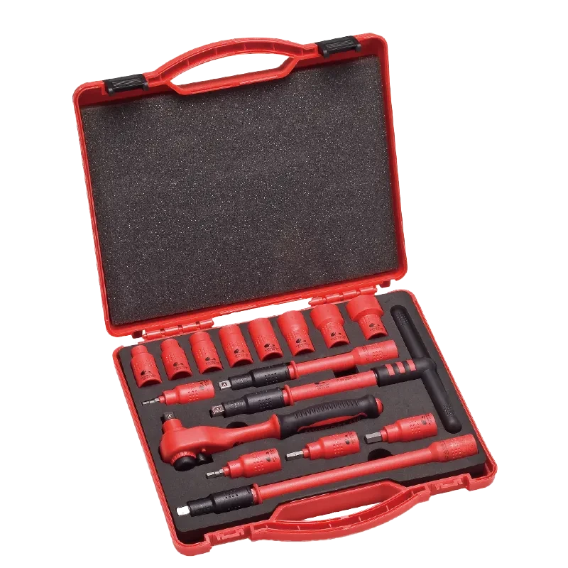 16pcs 3/8" Dr. VDE Sockets Sets