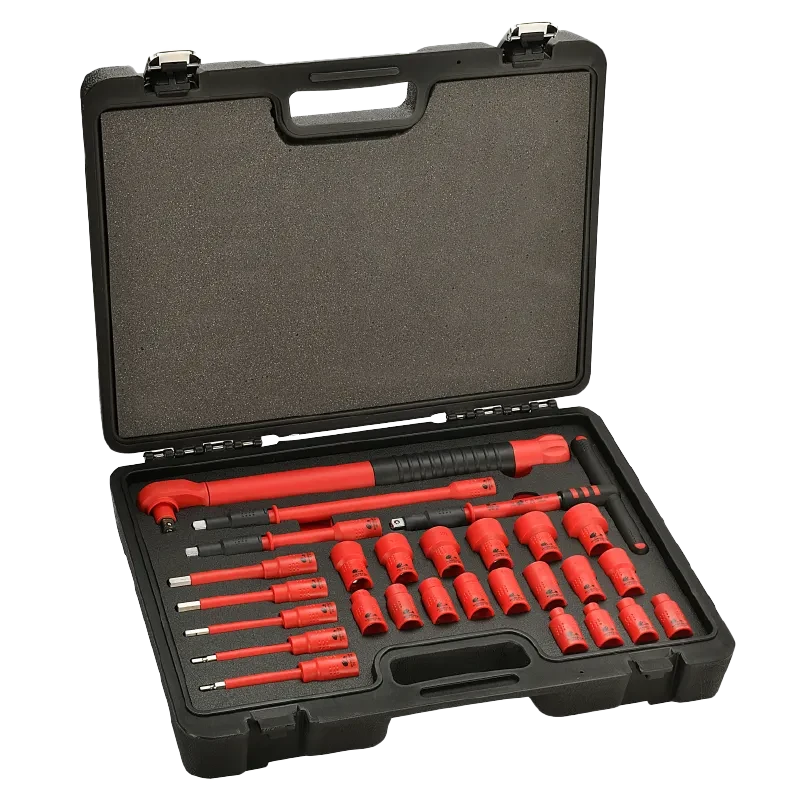 27pcs 3/8"Dr. VDE Sockets Sets-Deep Hex Bits Sockets