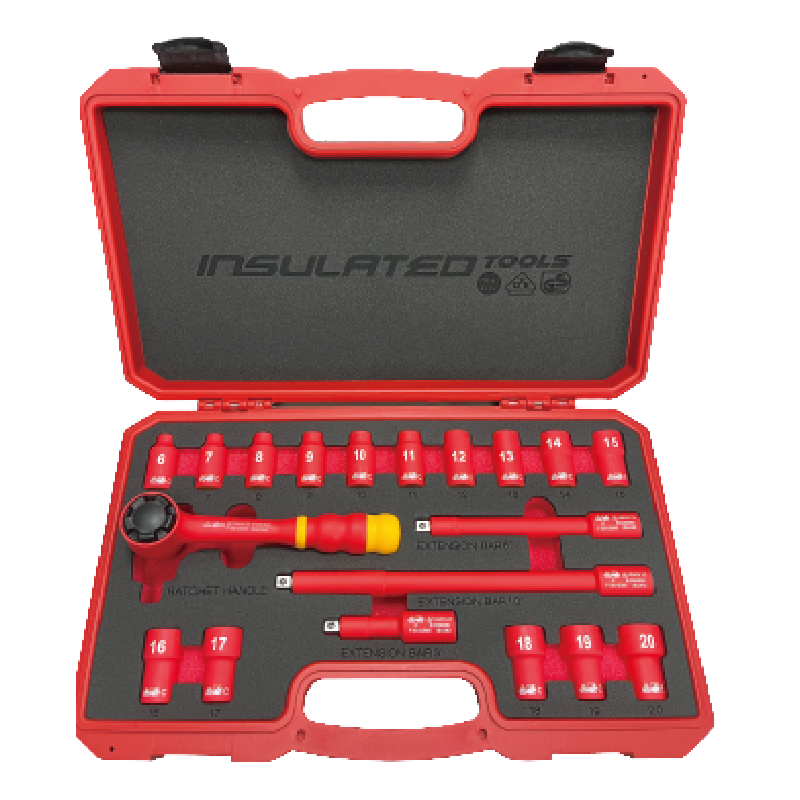 19 pcs 3/8"Dr. Insulated Socket Wrench Set