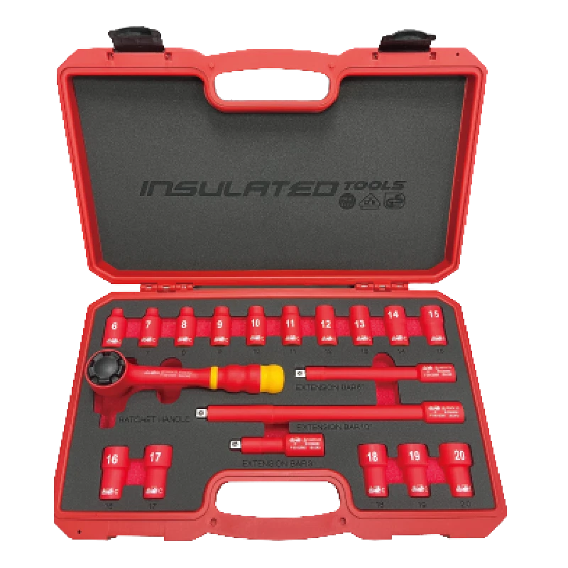 19 pcs 3/8"Dr. Insulated Socket Wrench Set