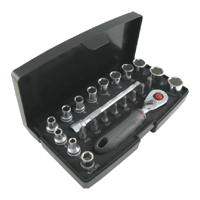 23pcs 1/4"Dr. Socket & Bit Set