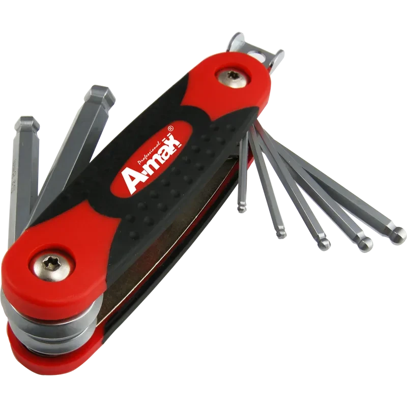 7pcs Folding Ball Point Hex Key Wrench Set-MM(S2)