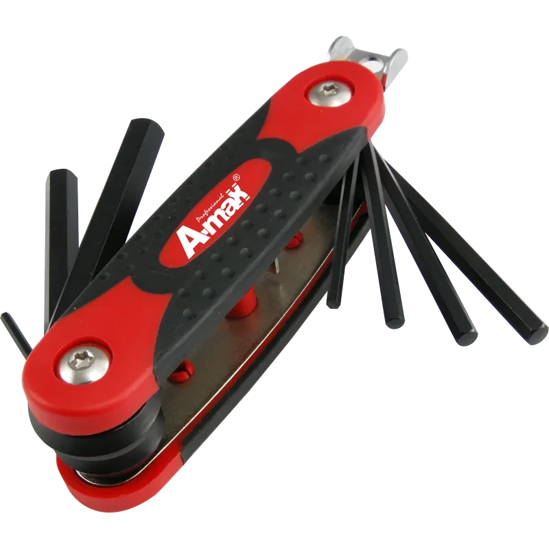 7pcs Folding Hex Key Wrench Set-MM(CRV)