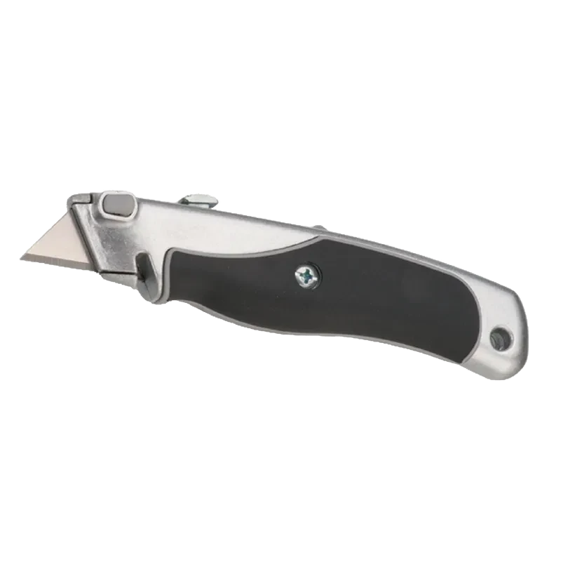 Quick Change Blade Retractable Utility Knife With Replace Blade In Storage