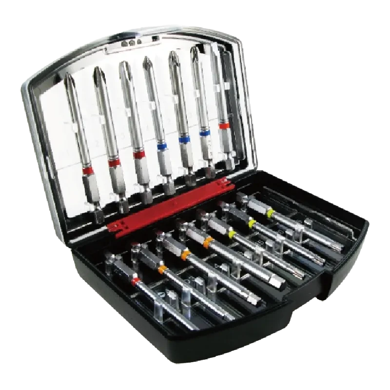 14pcs Color Ring Bit Set