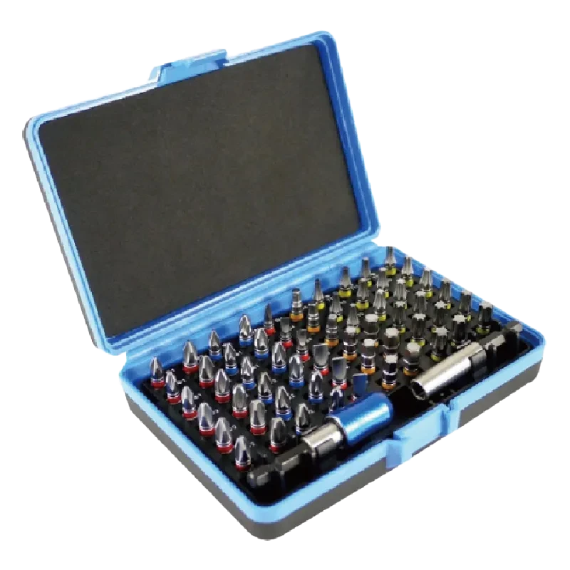 62pcs Color Ring Bit Set